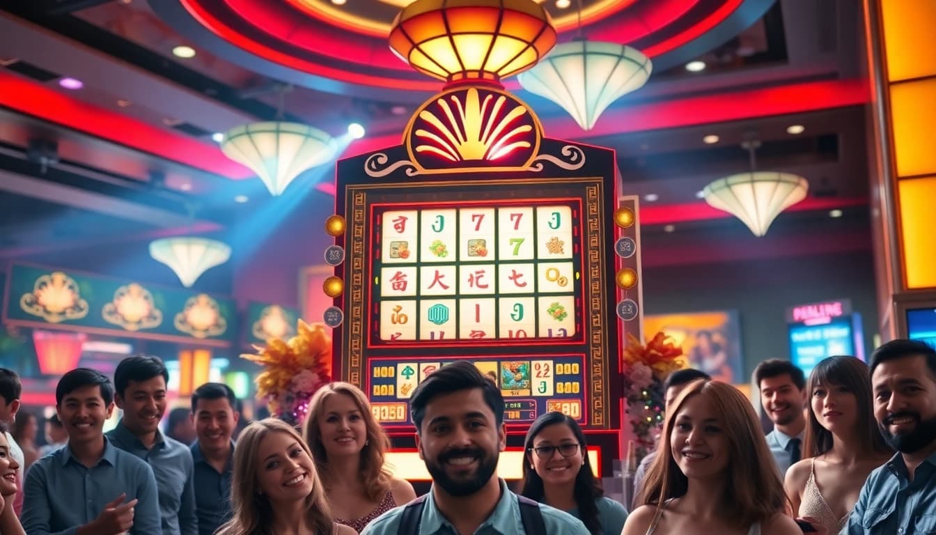 Players enjoying the slot mahjong ways game while aiming for big jackpots with free spins.