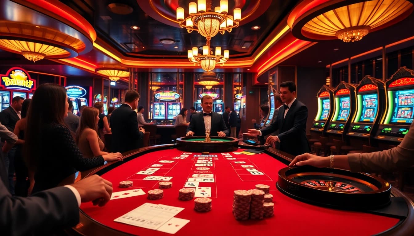Experience the excitement at 13win with vibrant casino tables and exhilarating games.