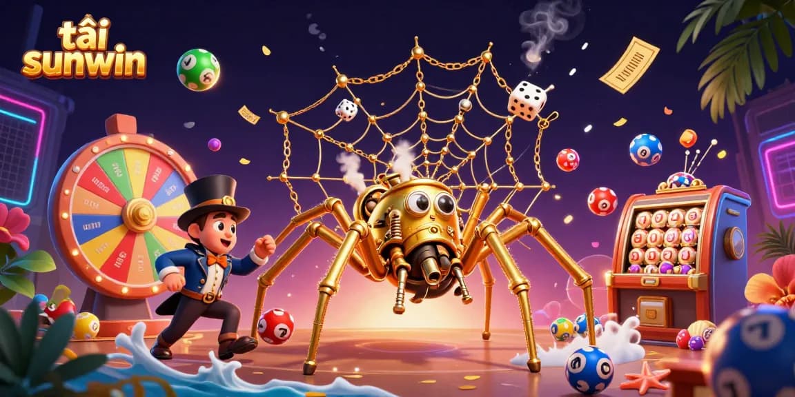 Experience tải sunwin with this vibrant and intricate casino-themed 3D illustration.