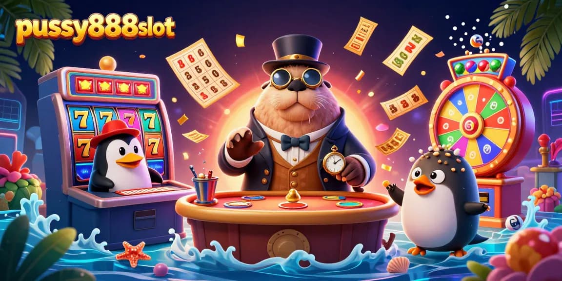 เล่นสล็อตออนไลน์ pussy888slot พร้อมประสบการณ์สุดพิเศษจากตัวละครในคาสิโน