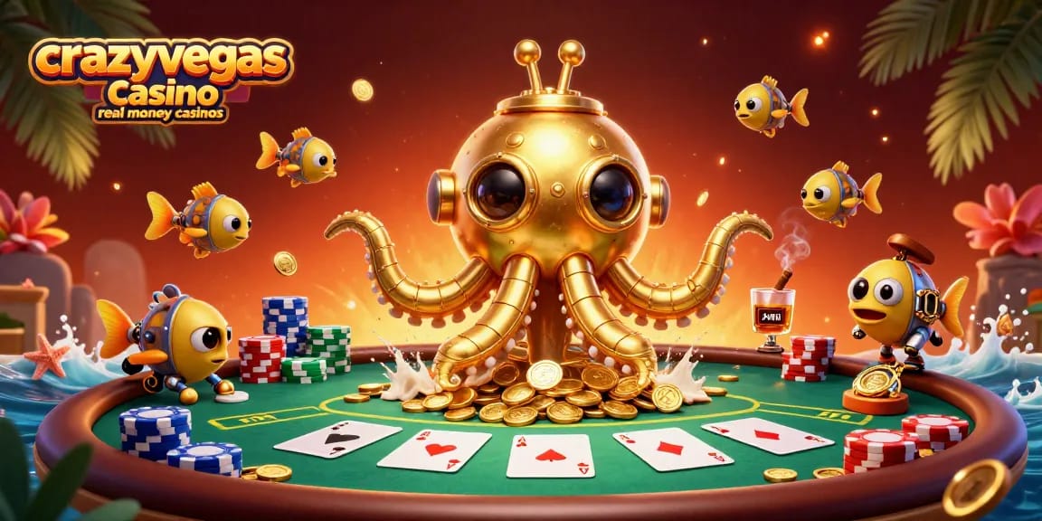 Experience thrilling action with crazyvegas casino real money casinos and winning poker hands!