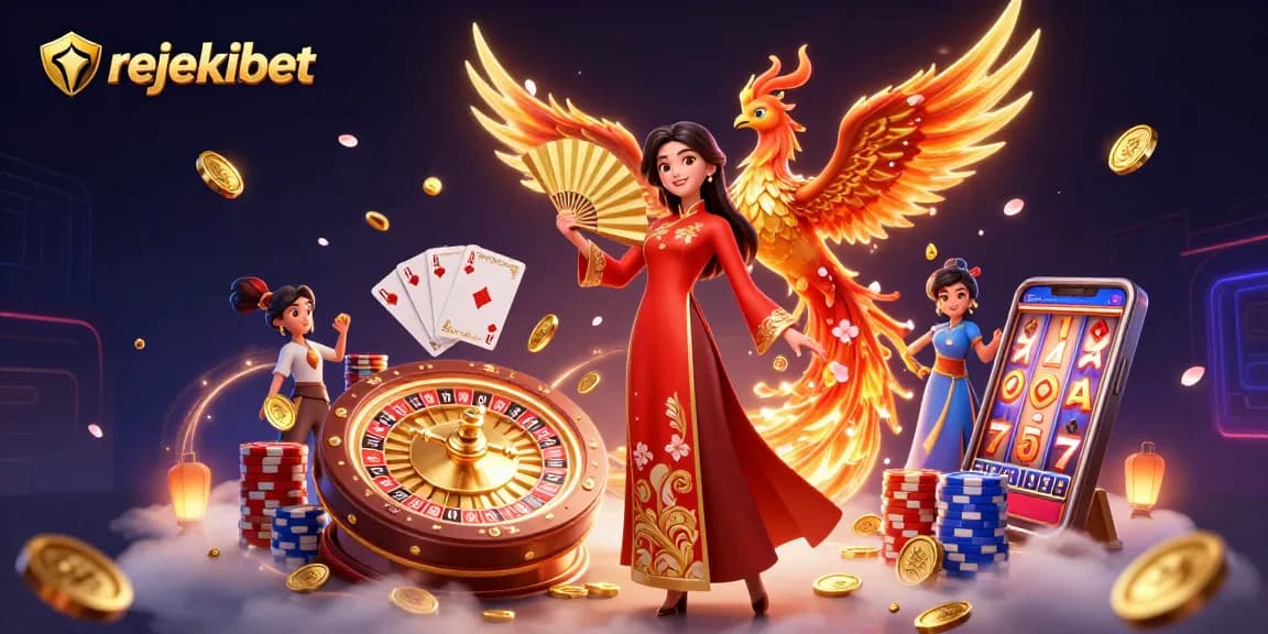 Experience the thrill with rejekibet's engaging casino elements and captivating visuals.