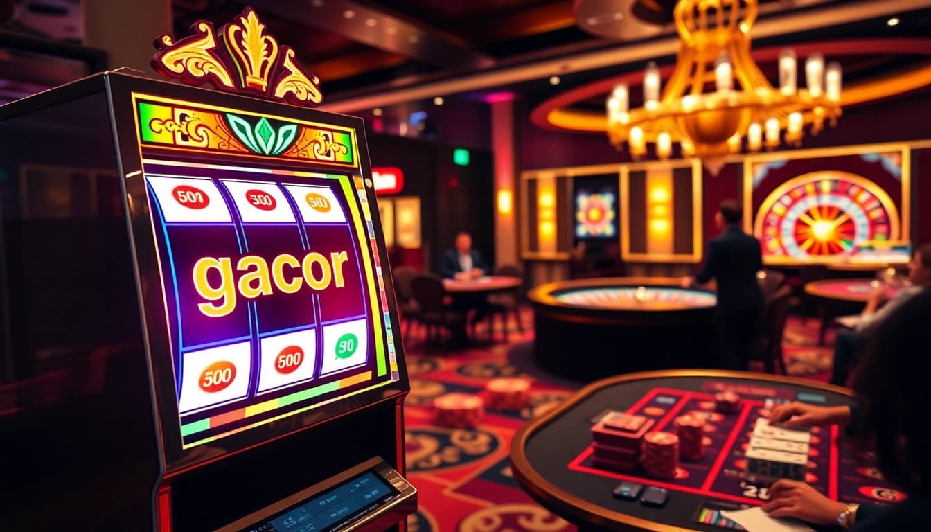 Temukan kegembiraan yang cerah dari permainan slot gacor di kasino mewah ini.