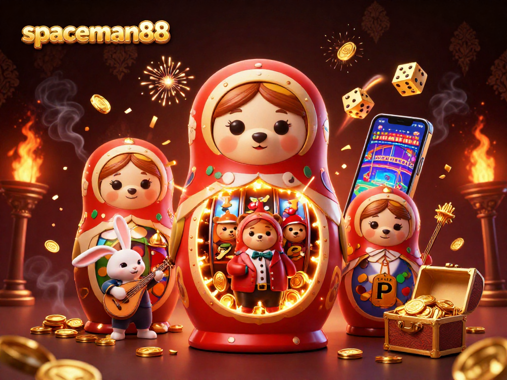 Spin for big wins and jackpots with spaceman88’s vibrant casino experience featuring iconic symbols.