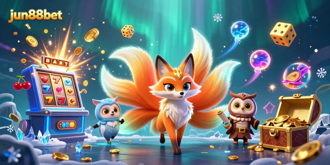 Experience the colorful gaming world at jun88bet with dynamic characters and thrilling casino elements.