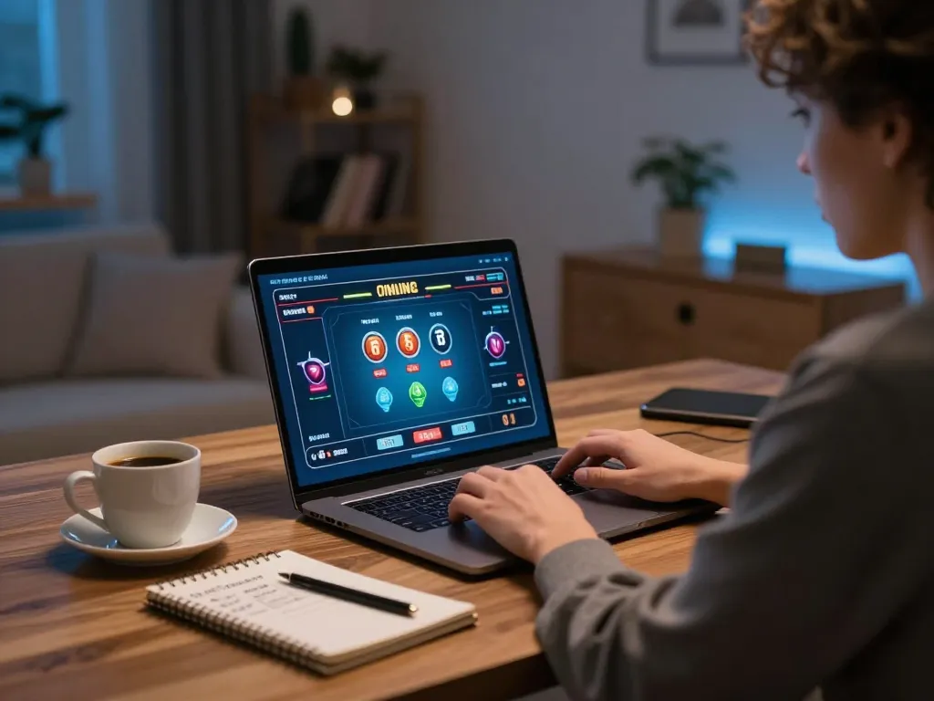 Pemain yang terlibat merancang strategi permainan di platform kasino daring Tempo 123