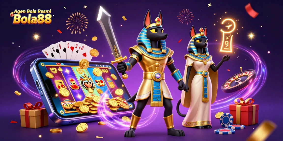 Agen Bola Resmi Bola88 showcases engaging casino dynamics with vibrant characters and rich game visuals.
