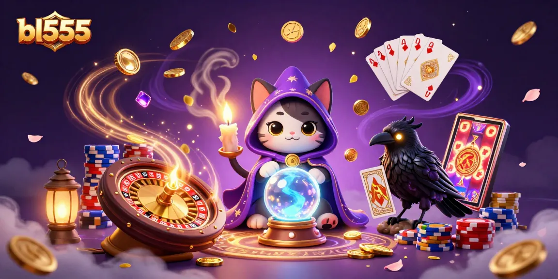 Experience winning with bl555's dynamic casino elements and 3D mystical characters!