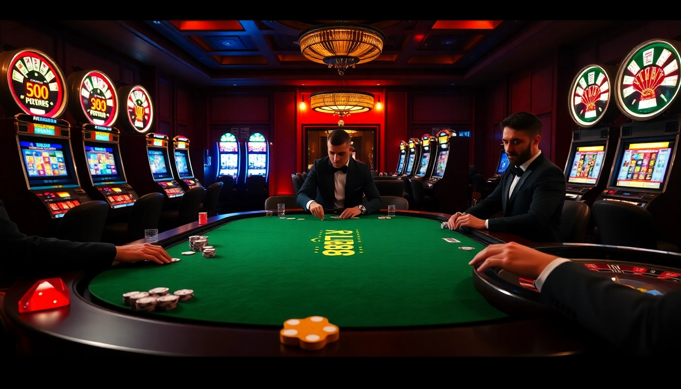 Experience the excitement of Xin88 with vibrant poker chips and a thrilling casino scene.
