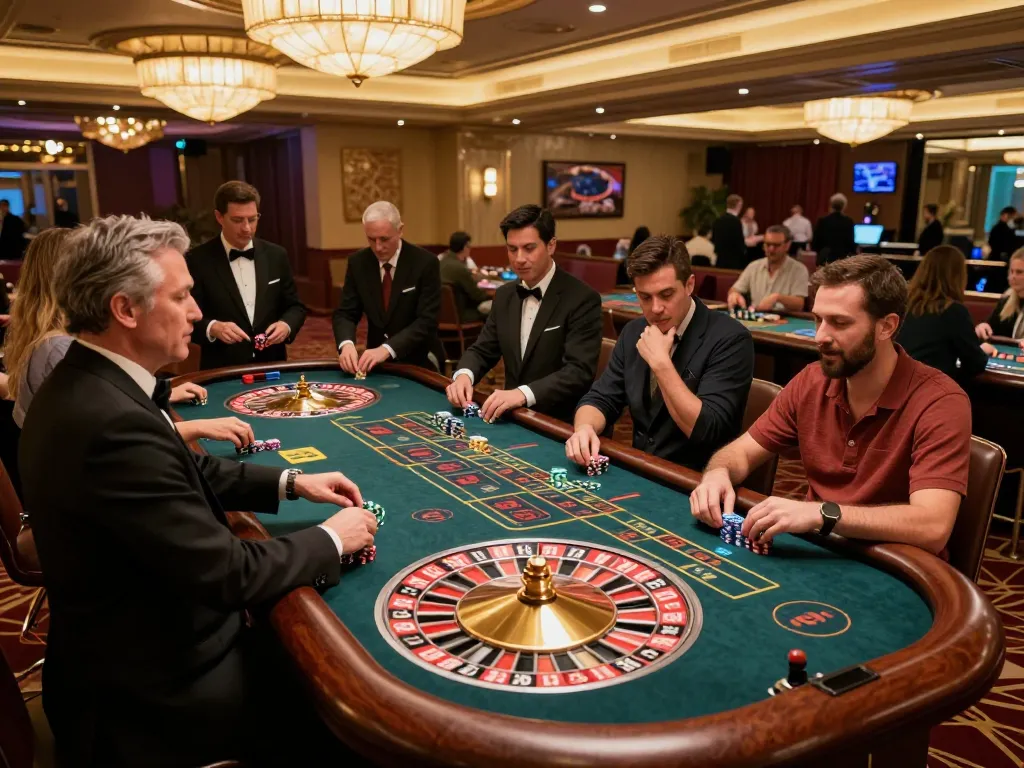 Experience thrilling roulette action at kkwin with players engaged in dynamic gameplay.