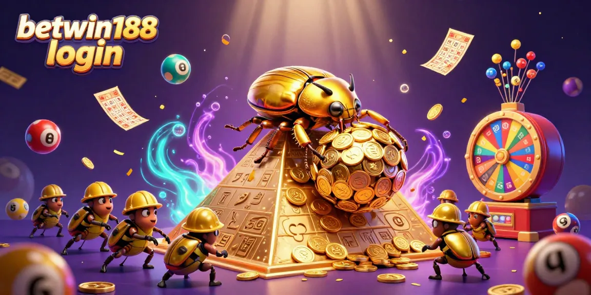 Join the excitement with betwin188 login as the golden beetle rolls towards winnings!