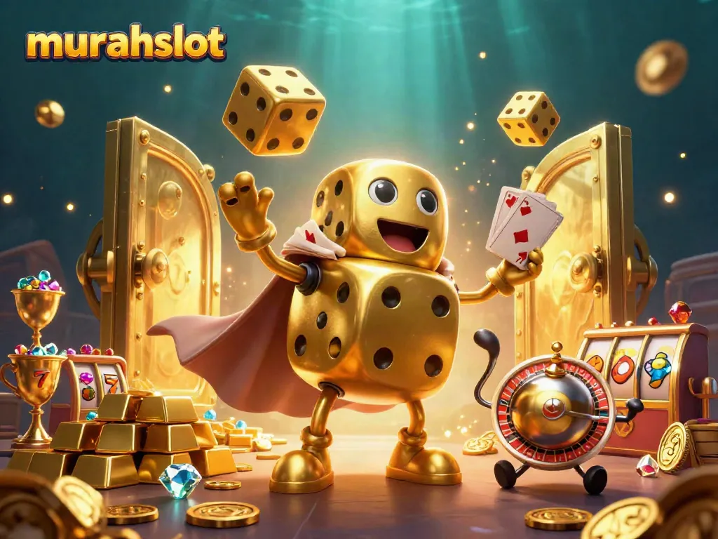 Murahslot menghadirkan pengalaman slot yang mendebarkan dengan karakter dadu emas yang mengagumkan.