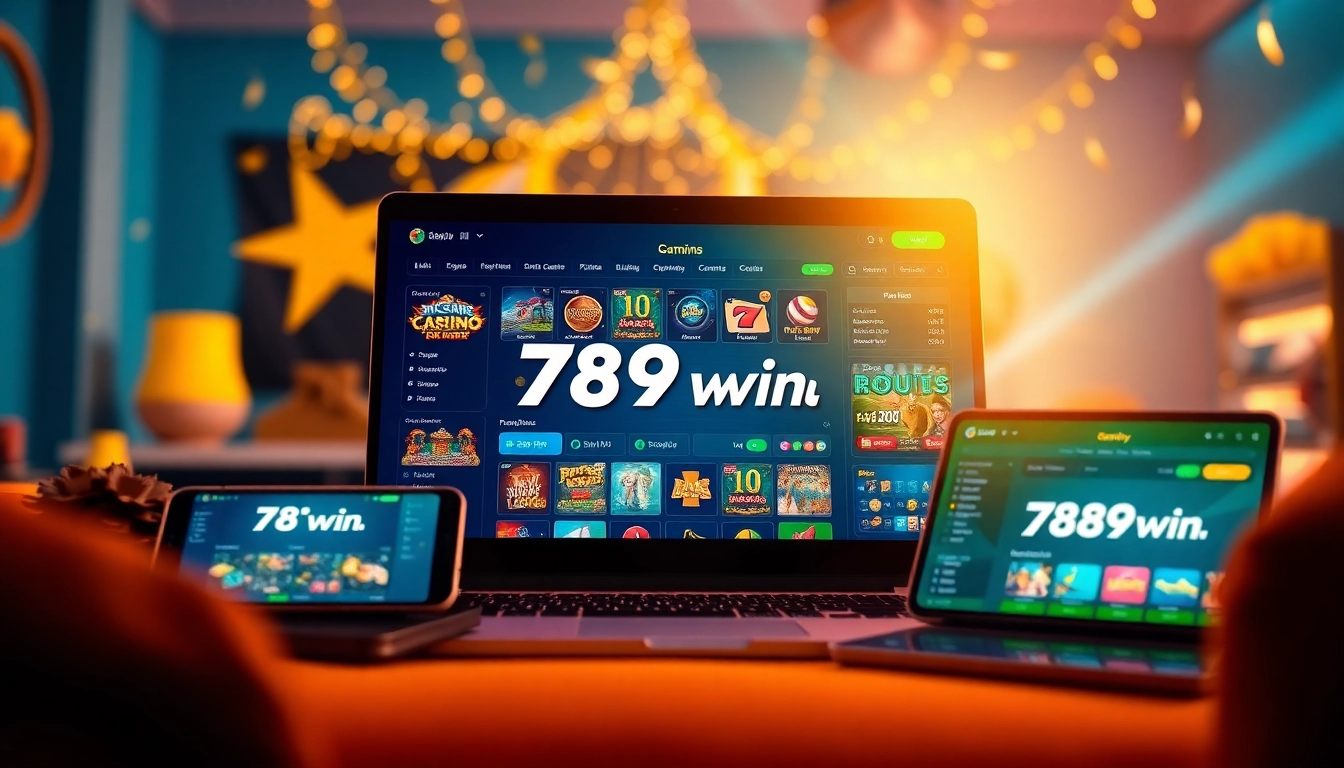 Engaging gaming interface of 789win showcasing various online games.