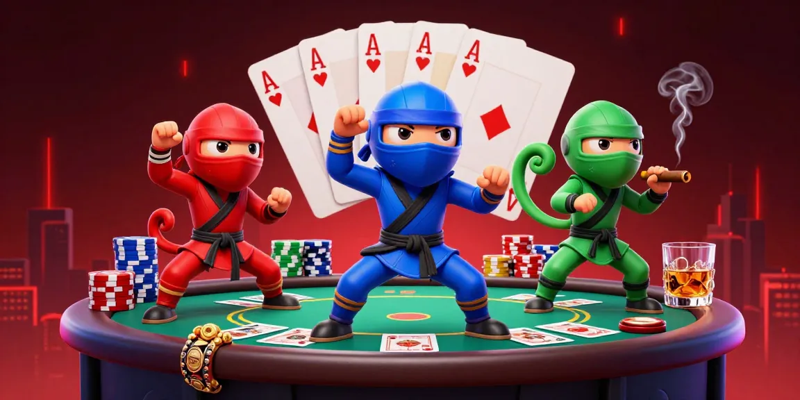 Play thrilling games at togel389 with a ninja chameleon team celebrating wins