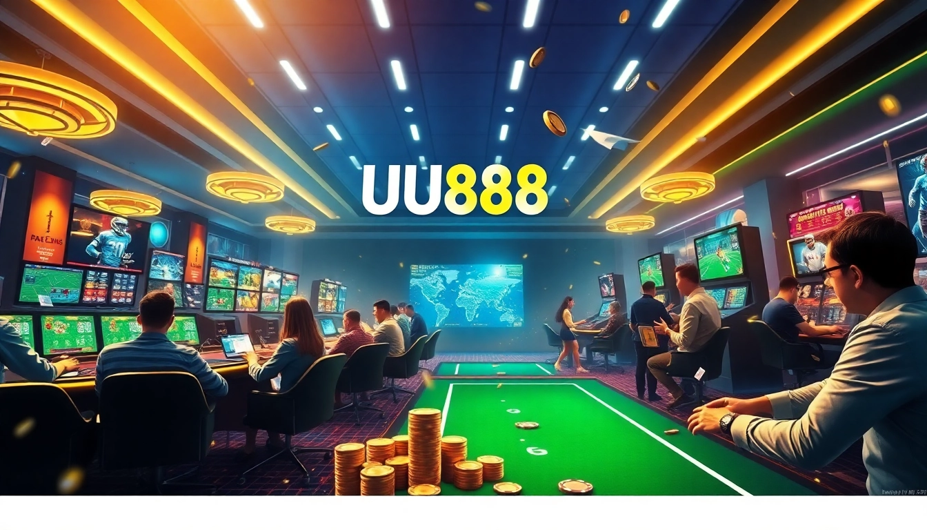 Explore the thrilling online gambling experience at UU88, featuring sports betting and casino games.