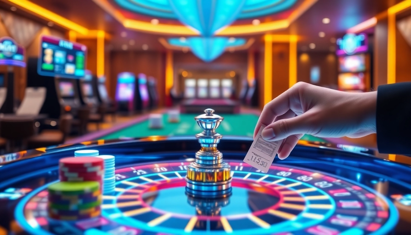 Engaging lô đề trực tuyến platform displaying strategic betting slips and dynamic casino interface