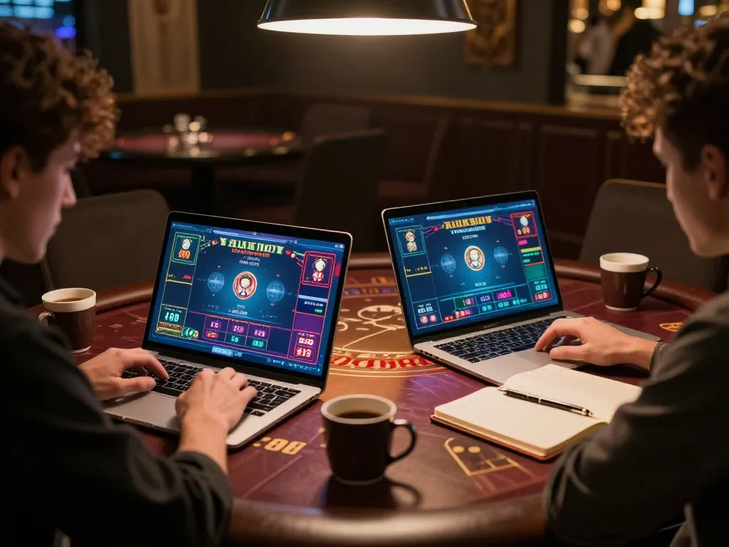 hi88 players engaging in baccarat strategy during an online casino session