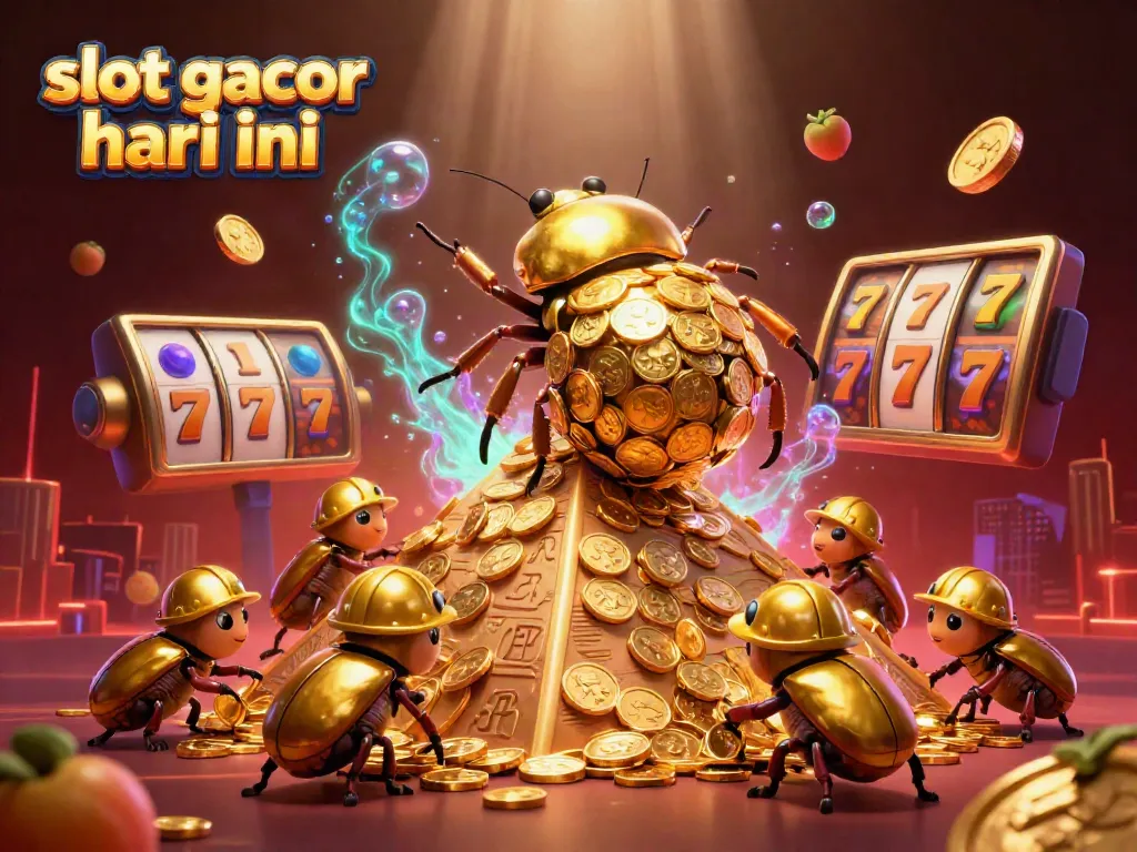 Mainkan slot gacor hari ini di kasino dengan simbol beruntung dan jackpot cerah.