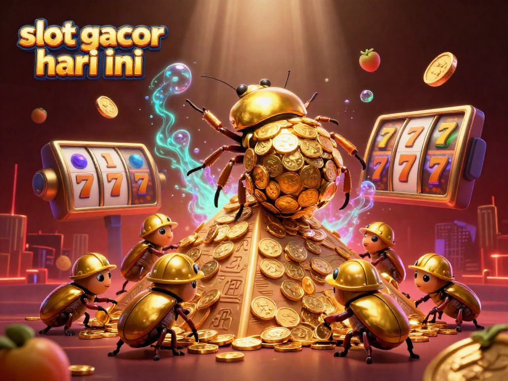 Mainkan slot gacor hari ini di kasino dengan simbol beruntung dan jackpot cerah.