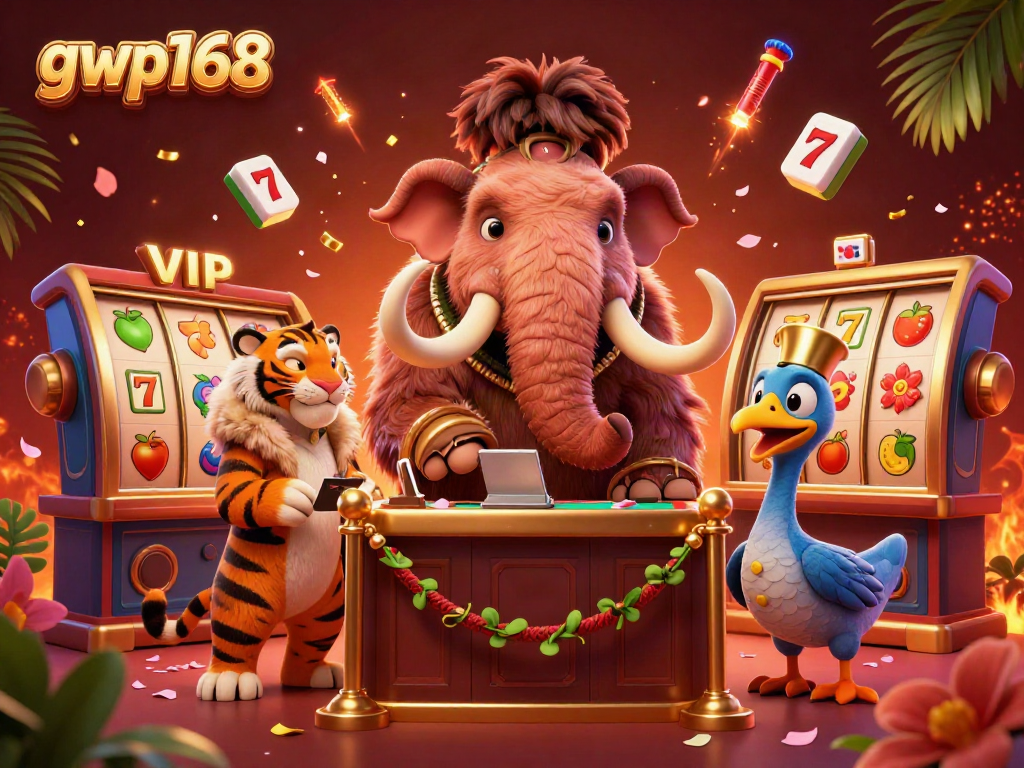 Pengalaman bermain gwp168 dengan penampilan karakter kasino 3D yang menarik dan simbol slot yang menggiurkan.