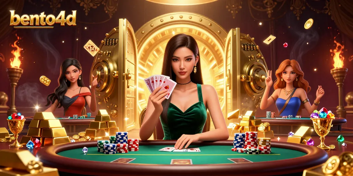 Rasakan kegembiraan bento4d dengan pemandangan poker yang menakjubkan menampilkan kekayaan dan permainan yang dinamis.