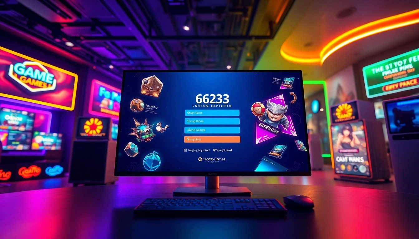 6623 đăng nhập - Engaging digital gaming interface for a streamlined gaming experience