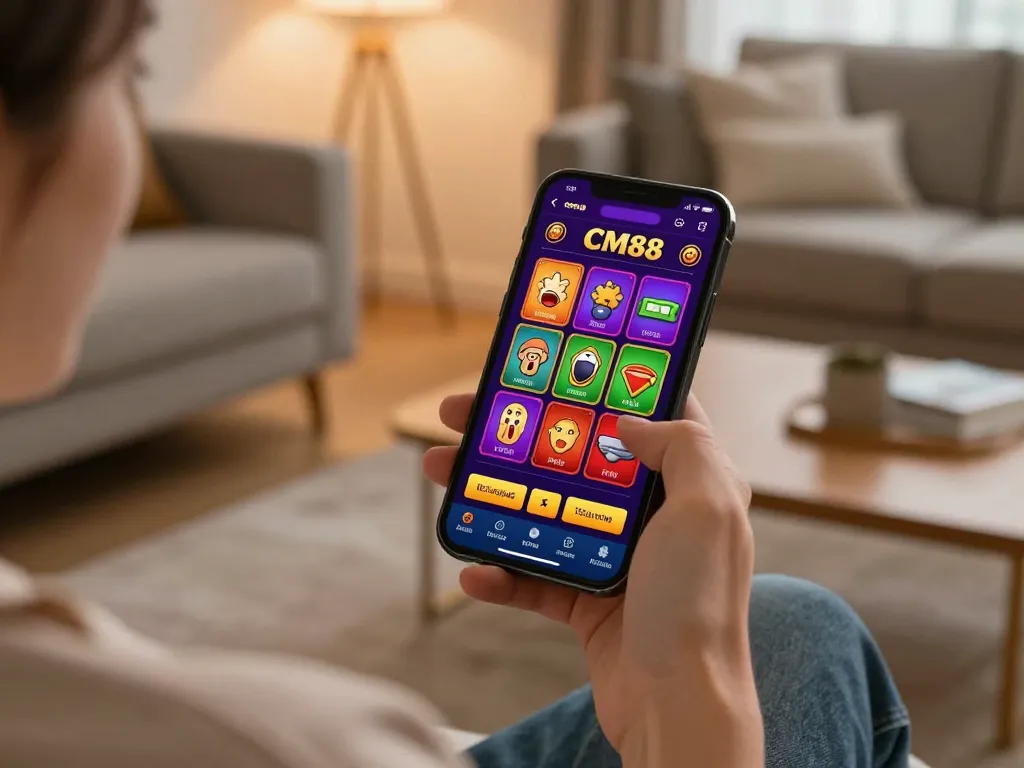Play exciting games on the CM88 casino app while enjoying the comfort of home