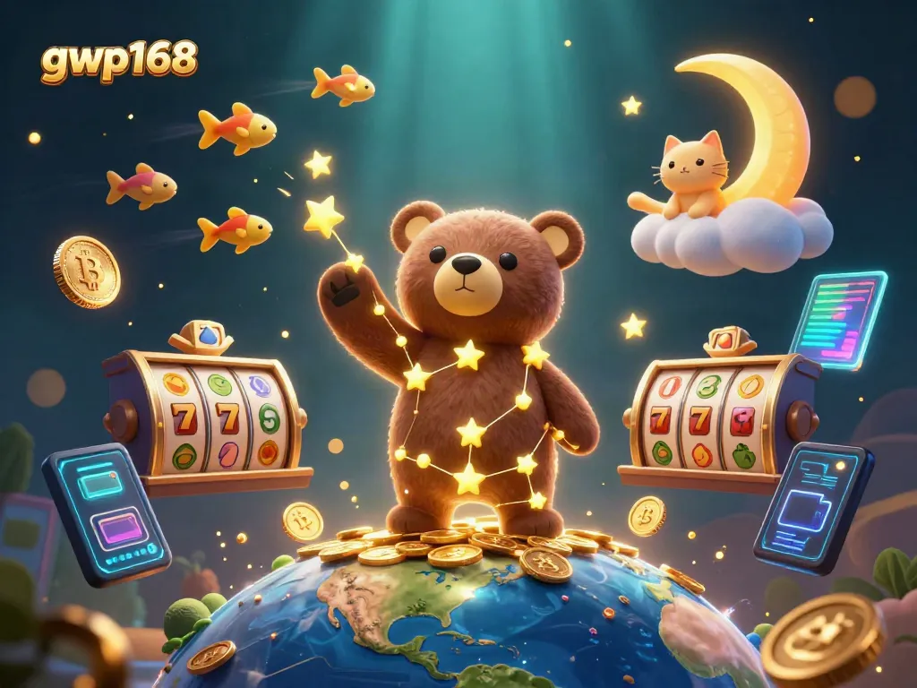 Nikmati permainan menarik di gwp168 dengan slot reels yang berkilau dan simbol keberuntungan.