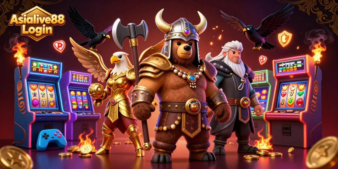 Experience thrilling gameplay with the Asialive88 Login, featuring colorful game elements and immersive characters.