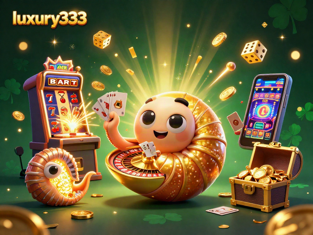 Slot jackpot meledak di luxury333 dengan nautilus raksasa dan banyak koin bertebangan