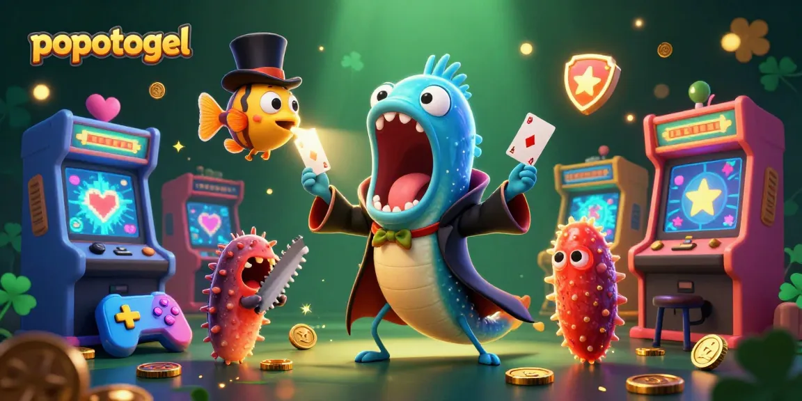 Experience thrilling gaming adventures with popotogel in a vibrant, interactive 3D casino scene.