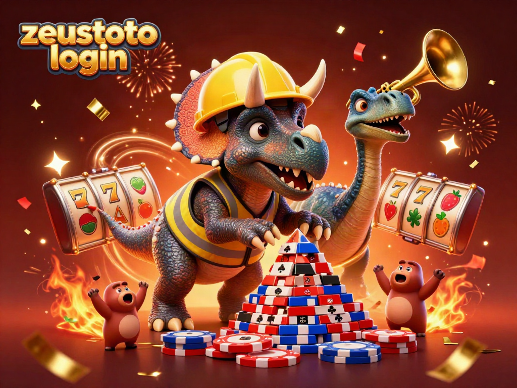 Experience the excitement of zeustoto login with colorful slot gameplay visuals.
