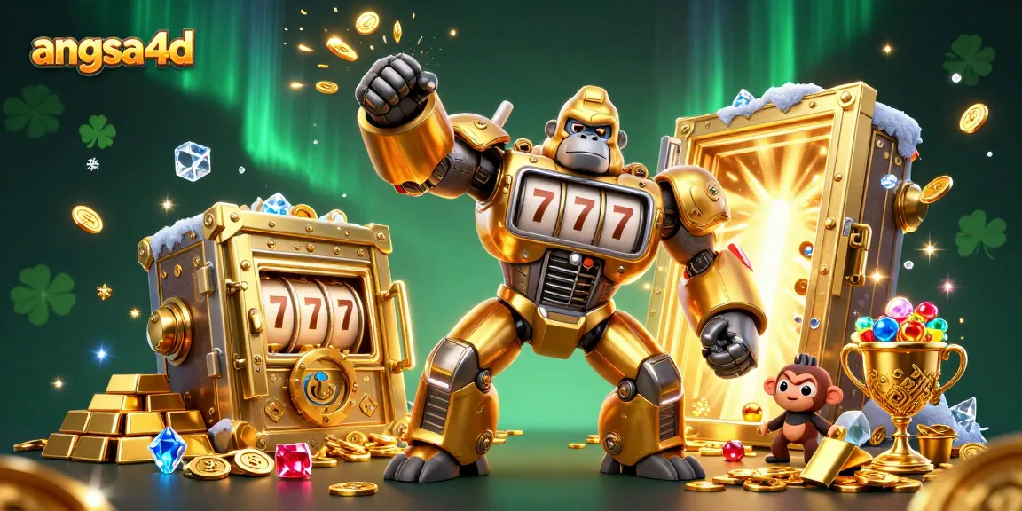 Engage with angsa4d's exciting slot opportunities featuring a dynamic gorilla mech for maximum winning!