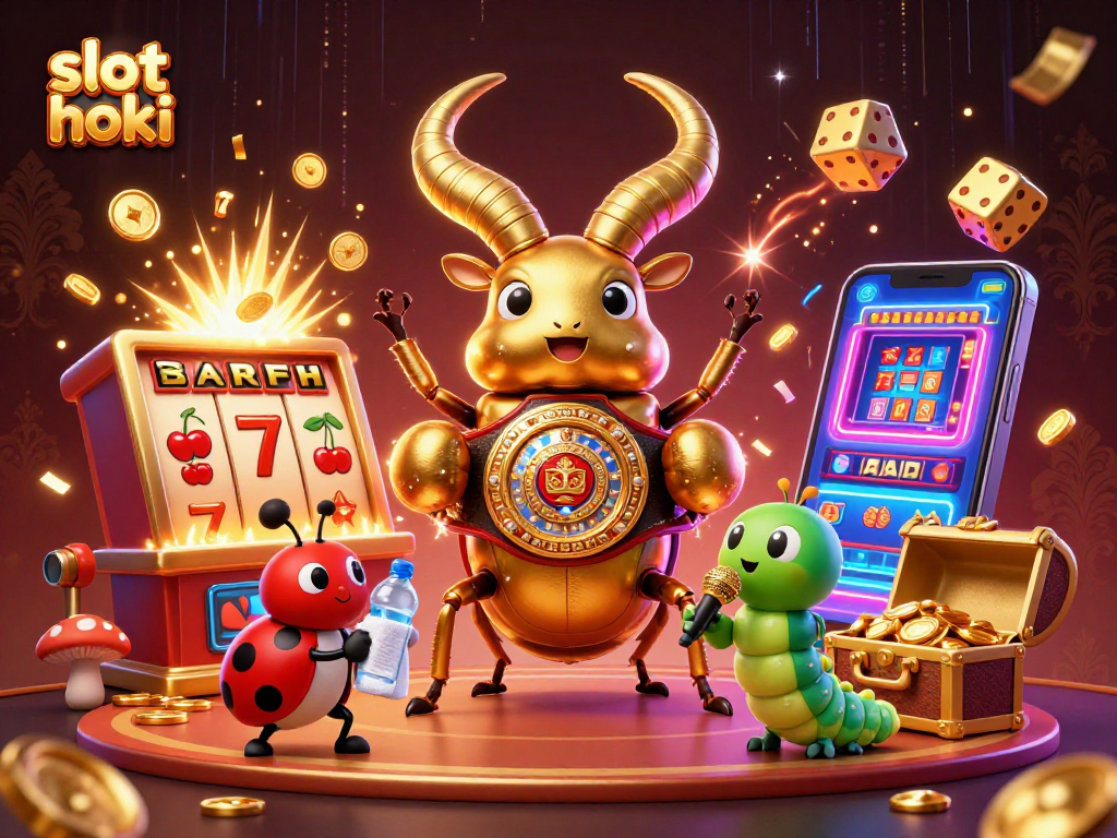 Experience thrilling slot hoki action with vibrant 3D characters and jackpot excitement.