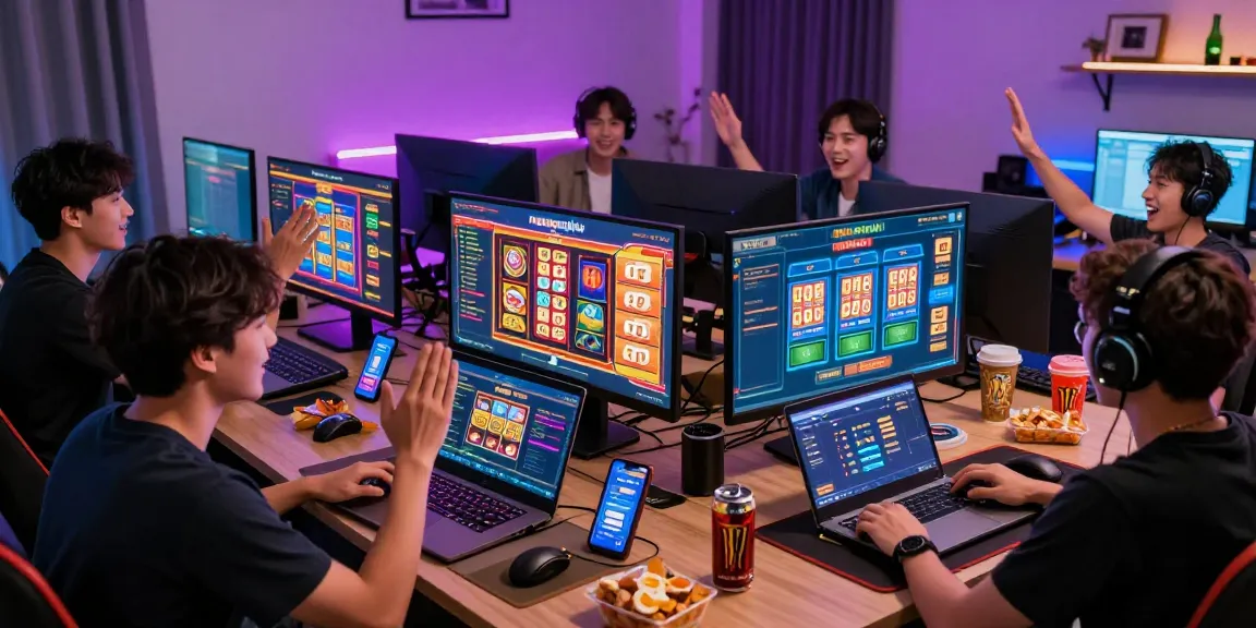Exciting ngamenjitu online betting scene with players enjoying lottery and slot games.