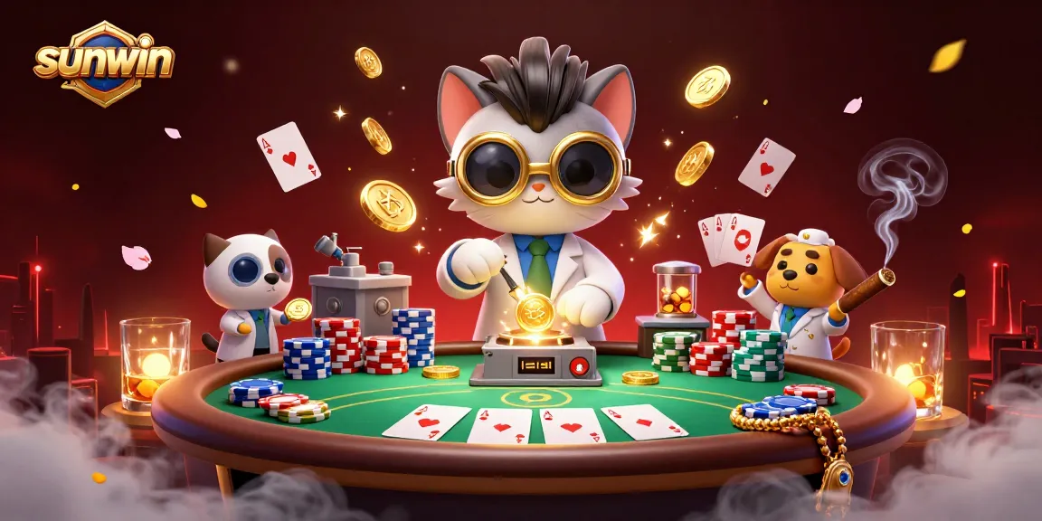 Experience thrilling gameplay at Sunwin with unique casino elements and vibrant details.