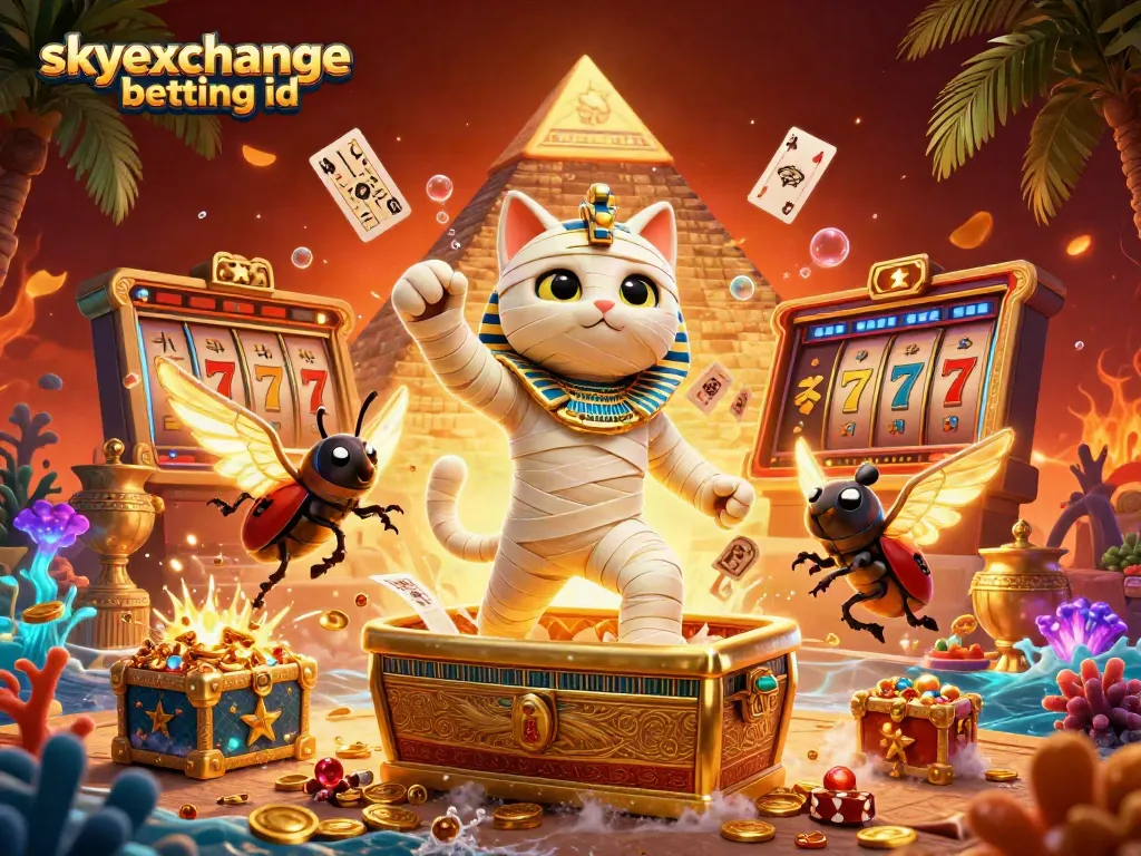 Experience the thrill of skyexchange betting id with vibrant casino elements and dynamic characters.