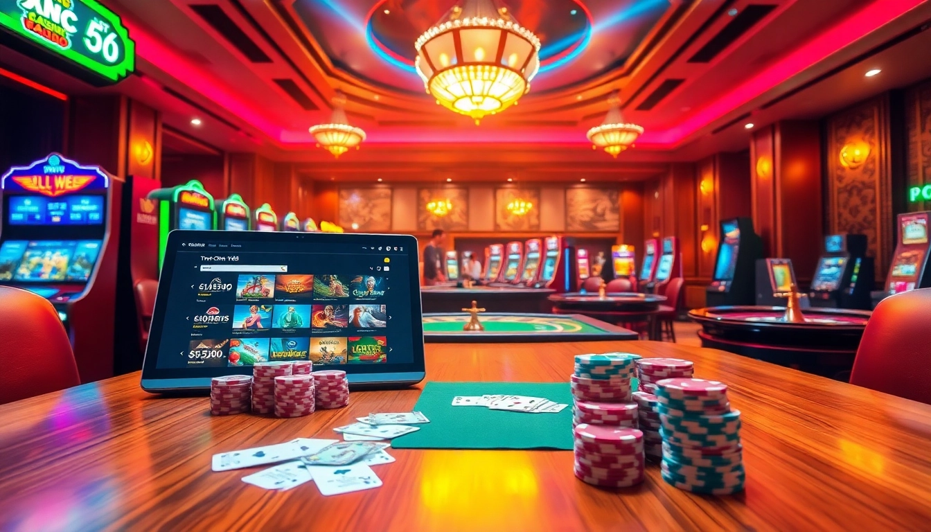 Engage with the thrilling atmosphere of trang chủ xx88, featuring vibrant slot machines and poker action.