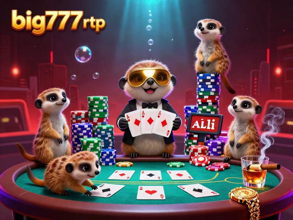Engage with big777 rtp as meerkats expertly run a colorful casino blend of card games and lively atmosphere.