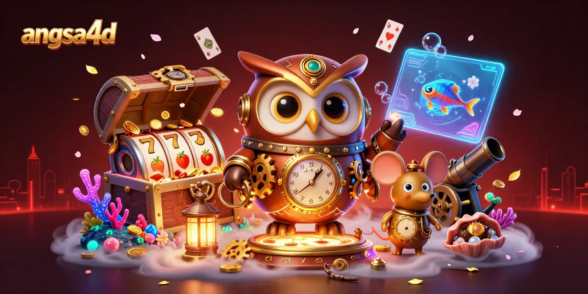Spin to win at angsa4d with vibrant slot visuals and dynamic casino elements in a magical scene.