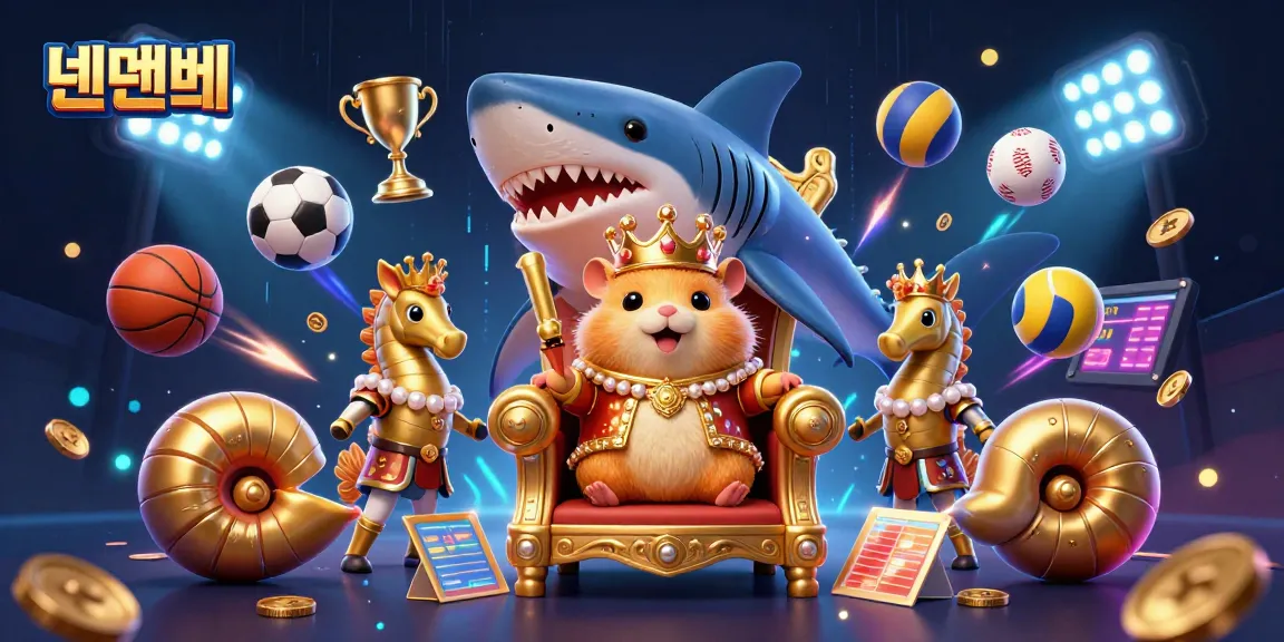 Play and win big with 텐텐벳 in this dynamic 3D casino illustration showing thrilling elements.