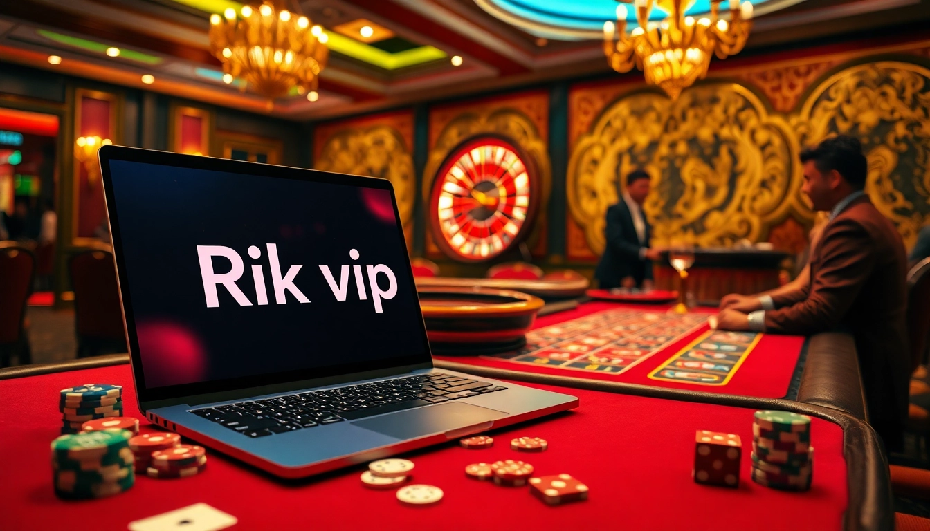 Experience thrilling gameplay at Rik vip with vibrant casino scenes and engaging betting action.