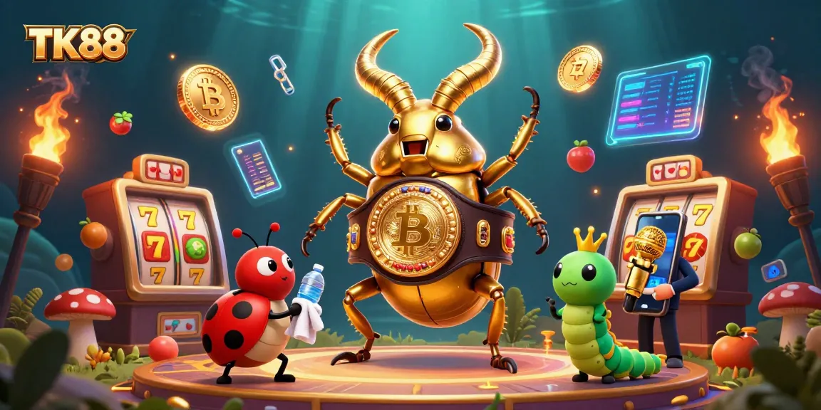 Engage with thrilling casino action at TK88 featuring unique game elements and vibrant characters.